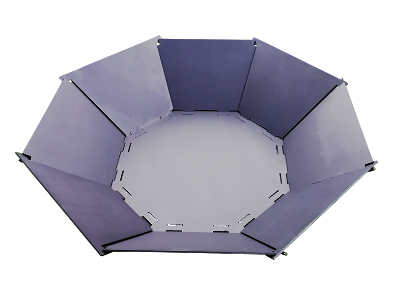 Palenisko ogrodowe składane, ośmiościenne